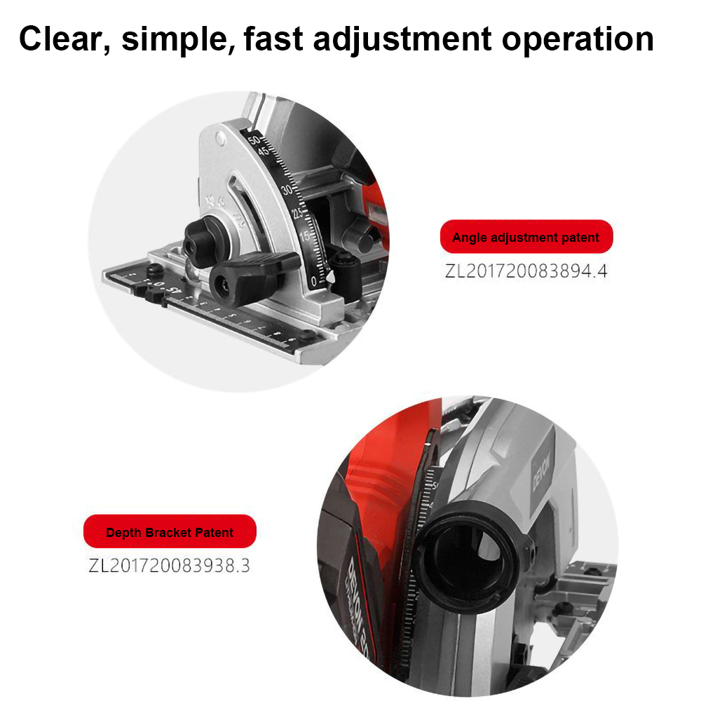 DEVON 20V Circular Saw 5419-Li-20CS185