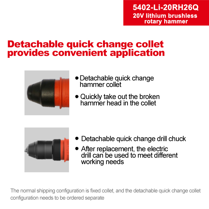 DEVON 20VLithium-ion Brushless Hammer 5402-Li-20RH26 