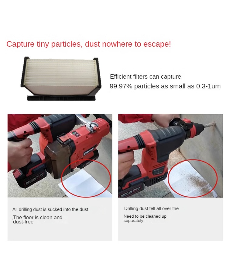 DEVON 20V Lithium-ion Dust Extractor 4715-Li-20