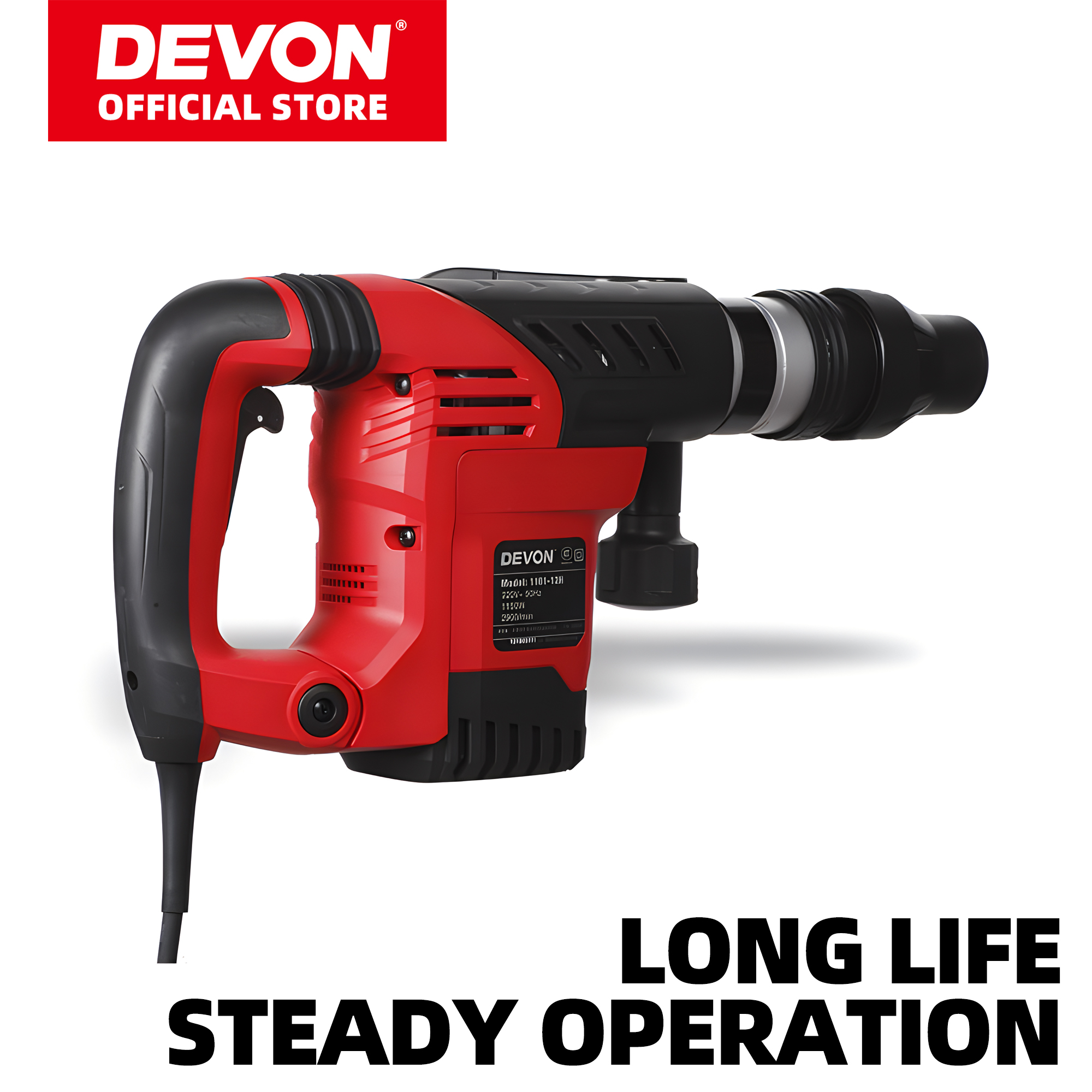 DEVON 1161-12 Demolition Hammer (5KG) with SDS Max