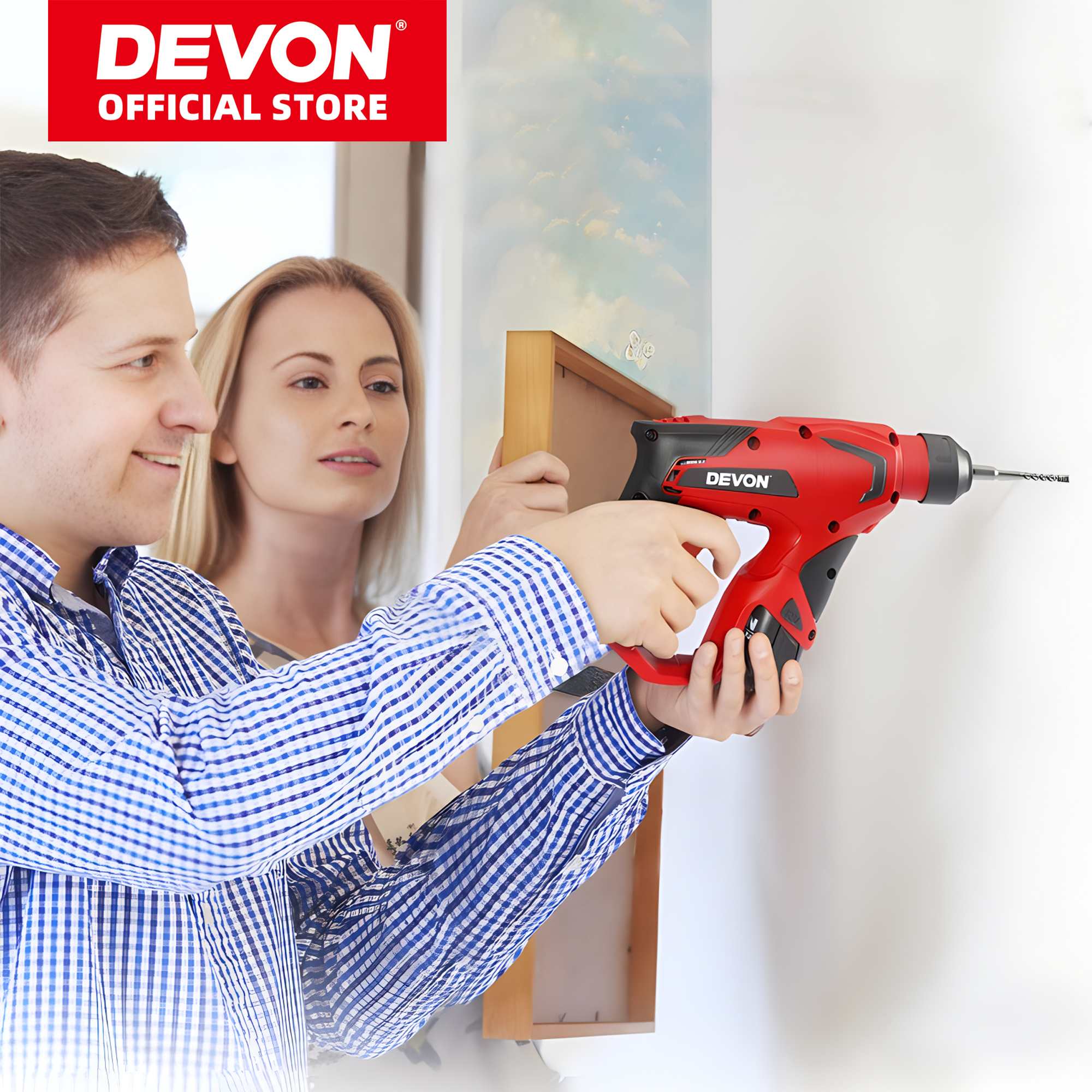 DEVON Rotary Hammer 1702-Li-12-10RE 12V Cordless Lithium-Ion