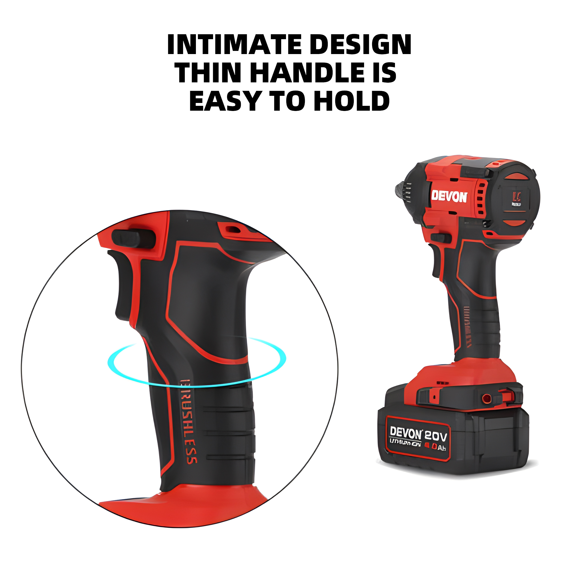 DEVON Impact Driver Cordless 5733-Li-20H  with battery