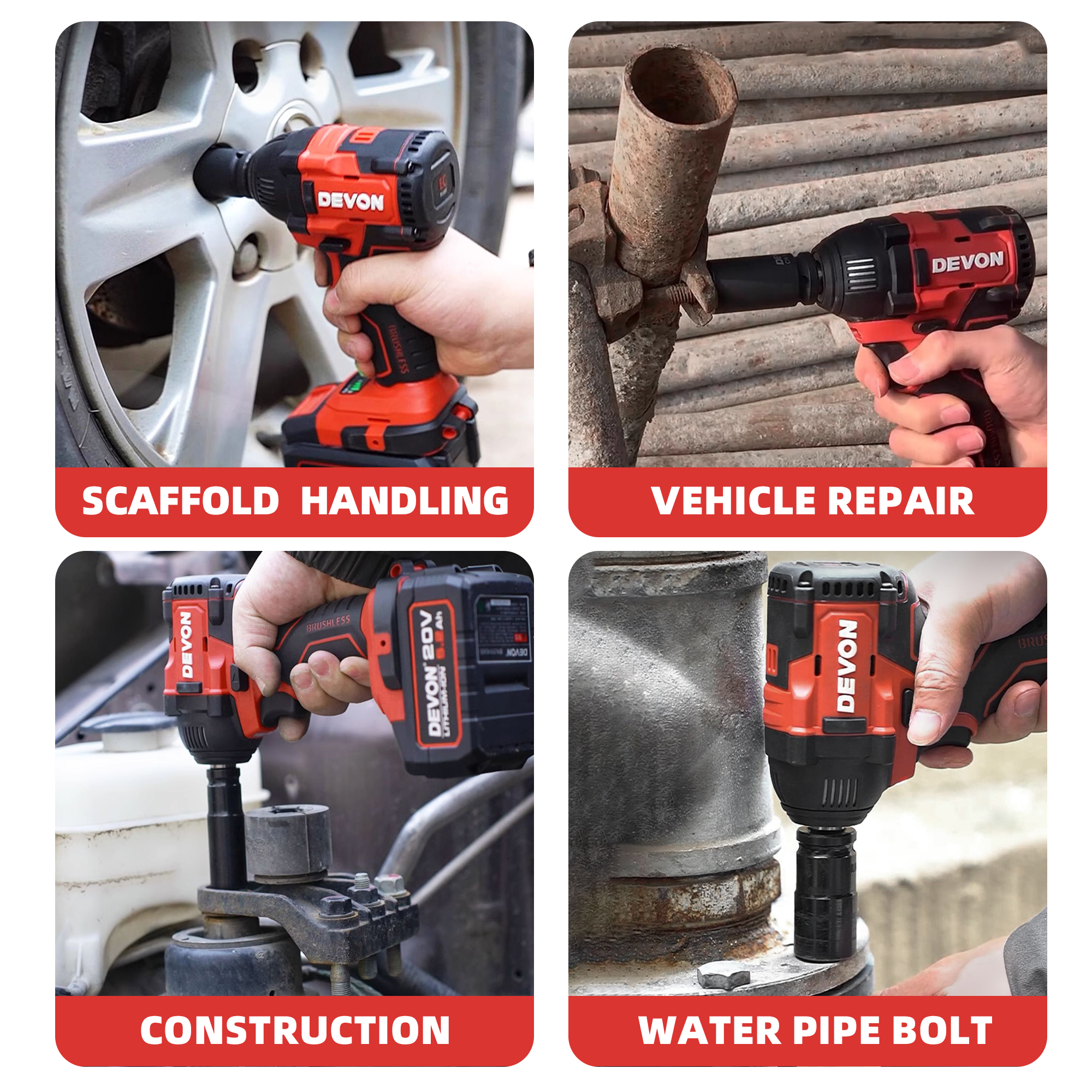 DEVON Impact Driver Cordless 5733-Li-20H  with battery