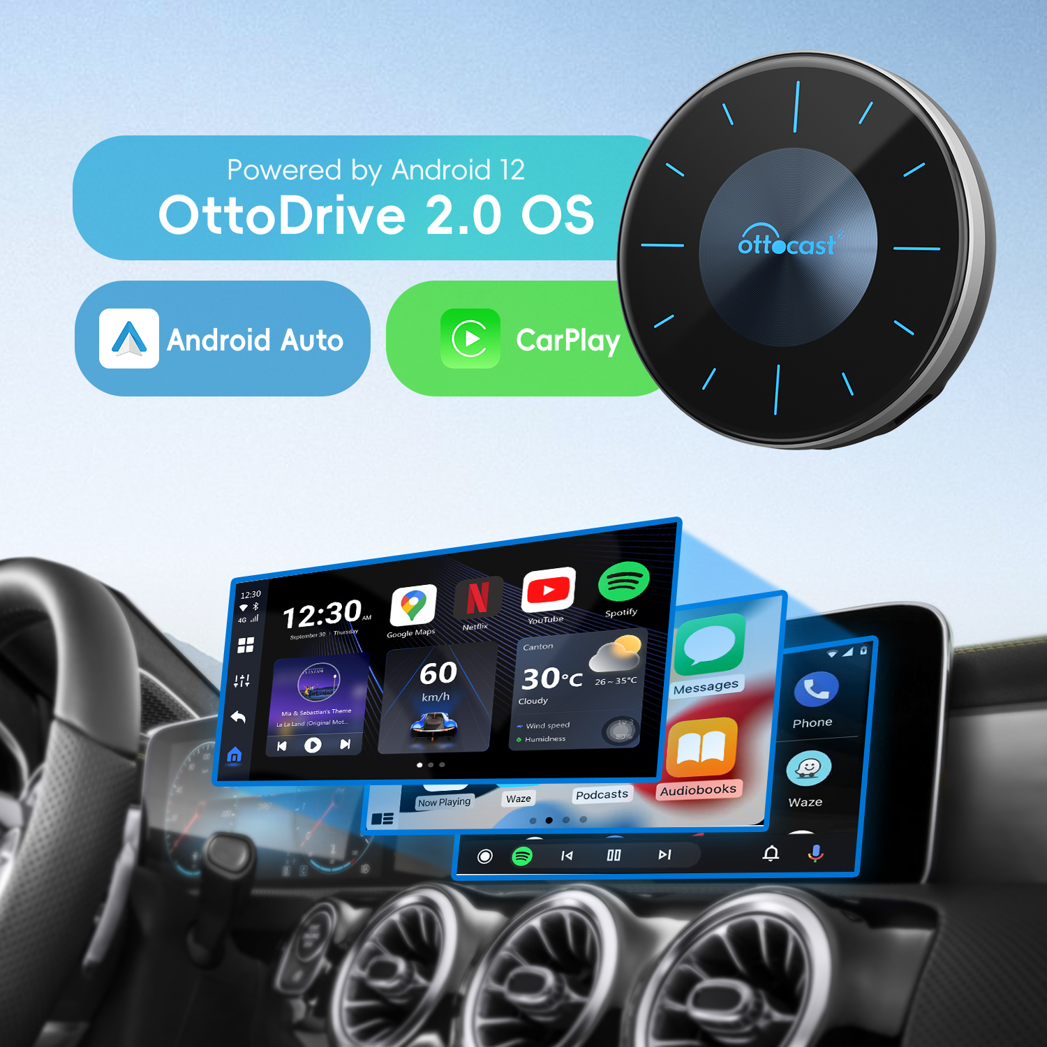 💥新製品-公式先行販売💥Ottocast PICASOU 3 CarPlay AI Box 💥新製品-公式先行販売💥Ottocast PICASOU 3 CarPlay AI Box
