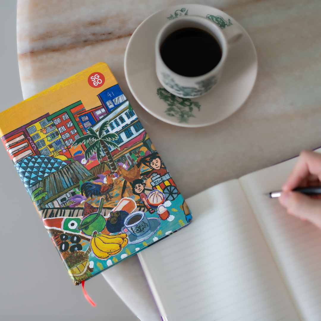 THREADS OF SINGAPORE COLLECTION - HARDCOVER NOTEBOOK