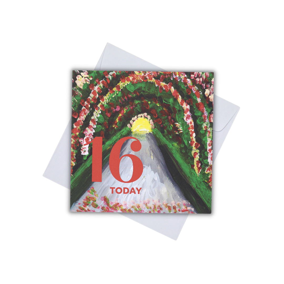 CARD - 16 TODAY (BOTANIC GARDENS)
