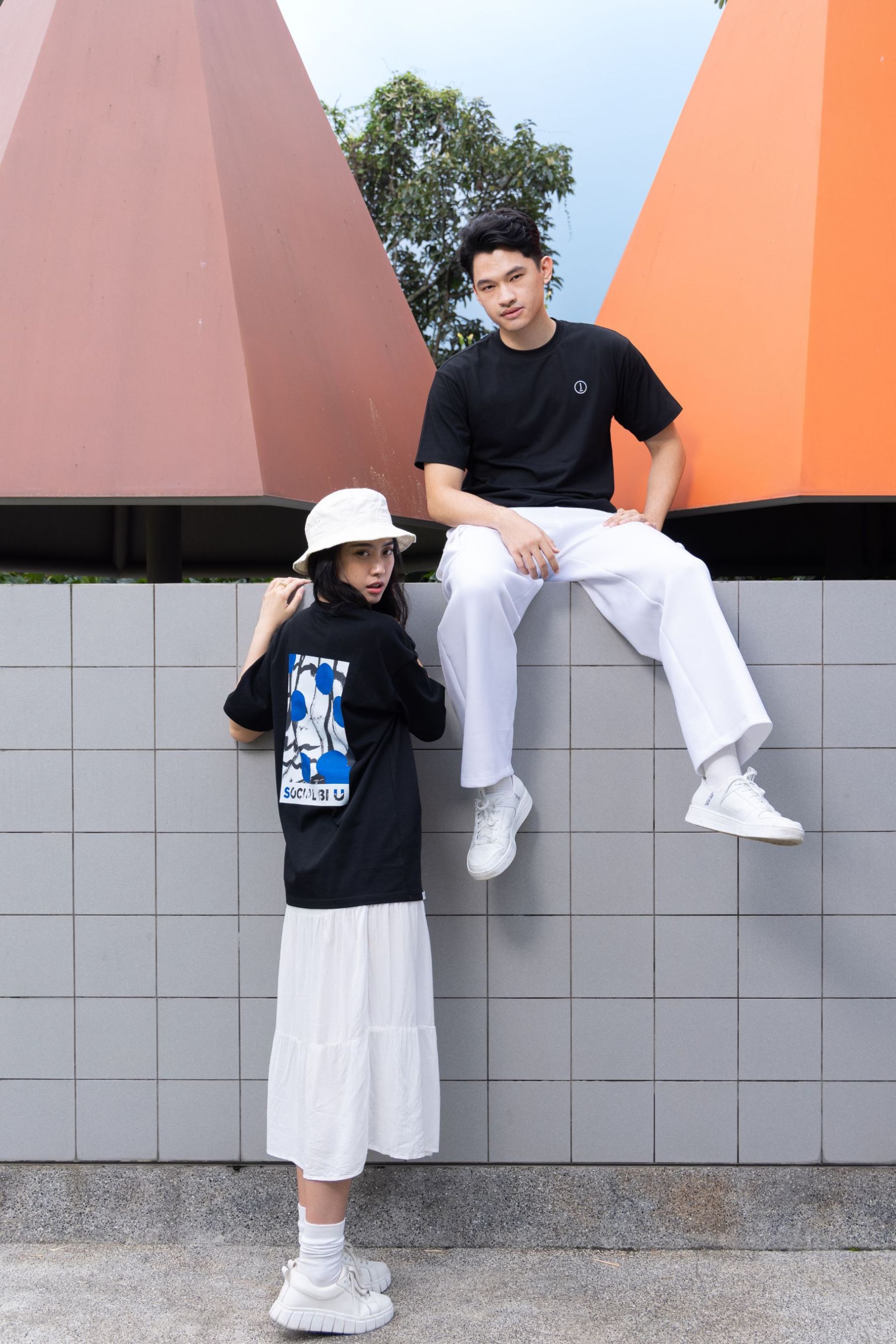 SOCIAL BLU COLLECTION - OVERSIZED T-SHIRT