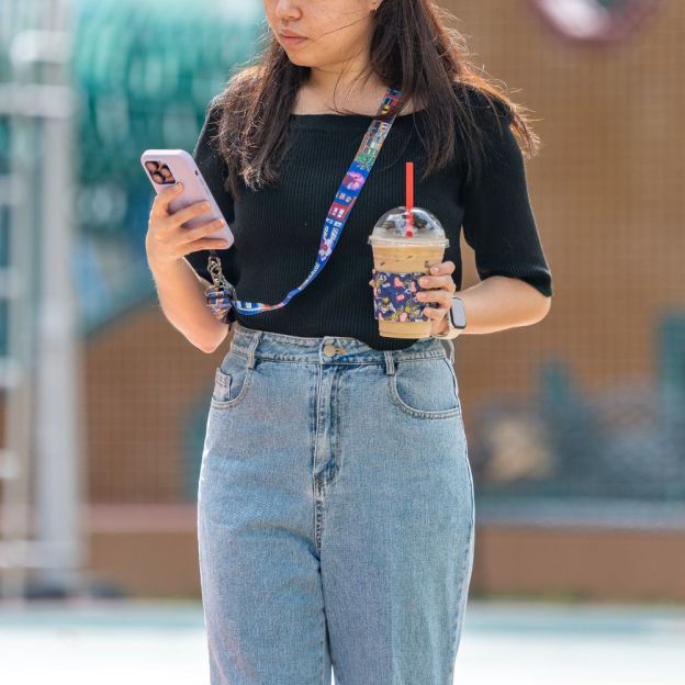 THREADS OF SINGAPORE COLLECTION - CROSS-BODY PHONE STRAP