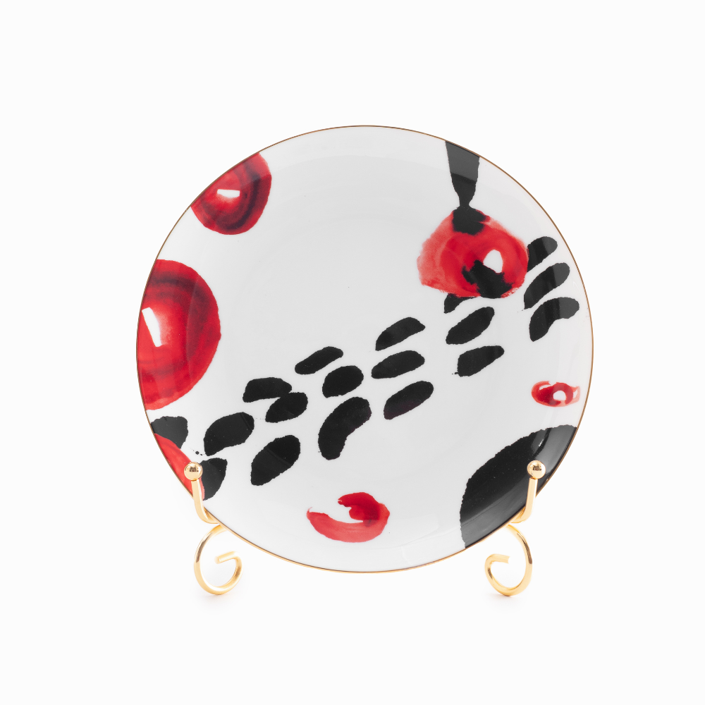 ORIENTAL SYMPHONY COLLECTION - ROUND BONE CHINA PLATE