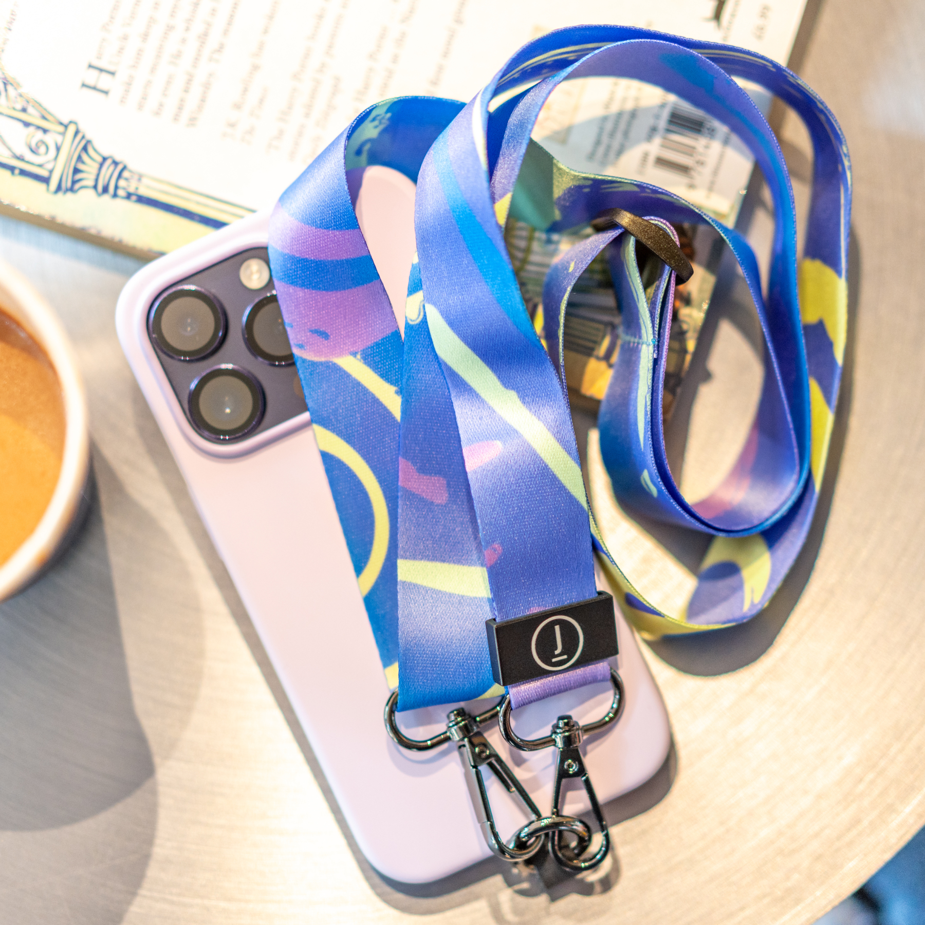 SWIRL COLLECTION - CROSS BODY PHONE STRAP