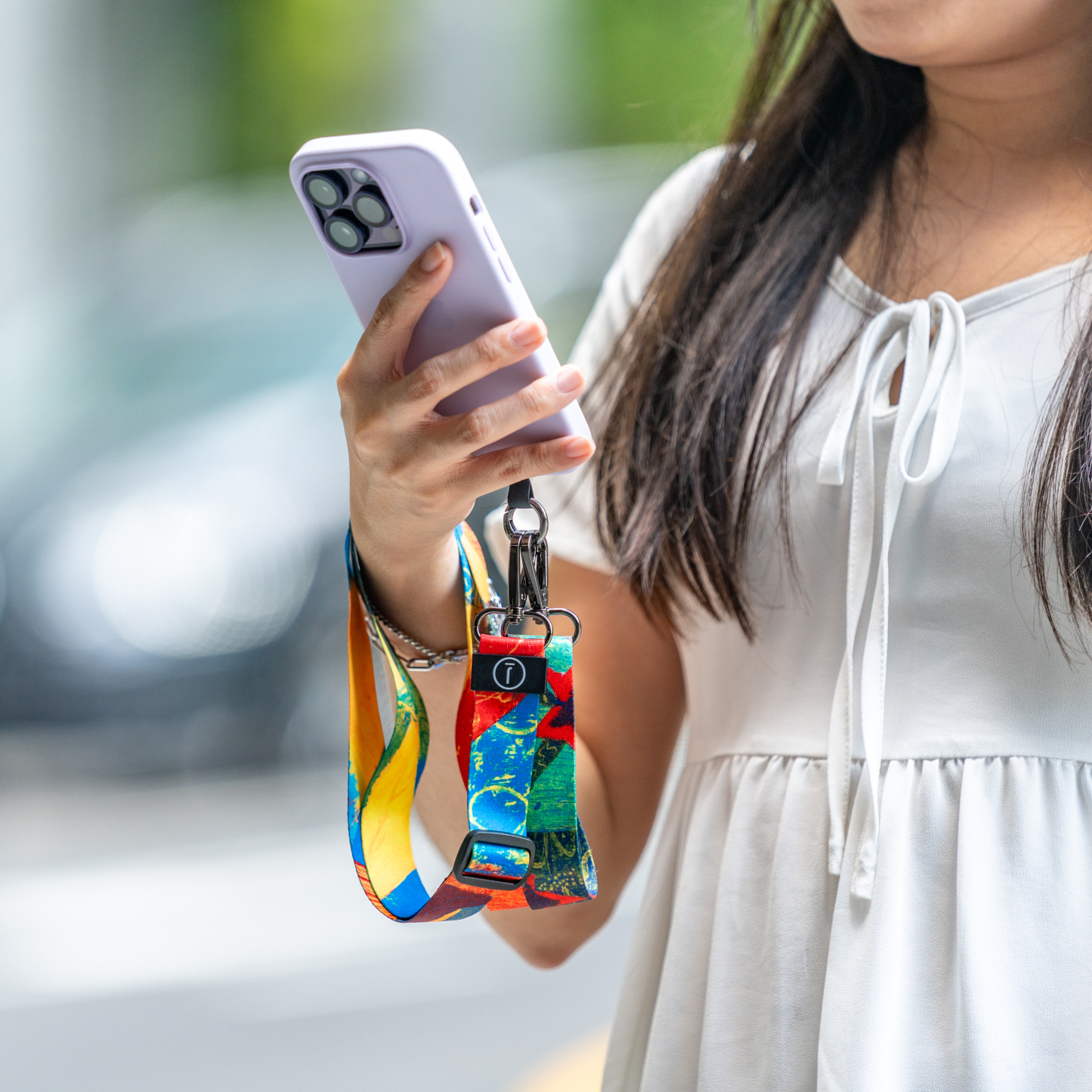 INSIDE OUT COLLECTION - CROSS BODY PHONE STRAP