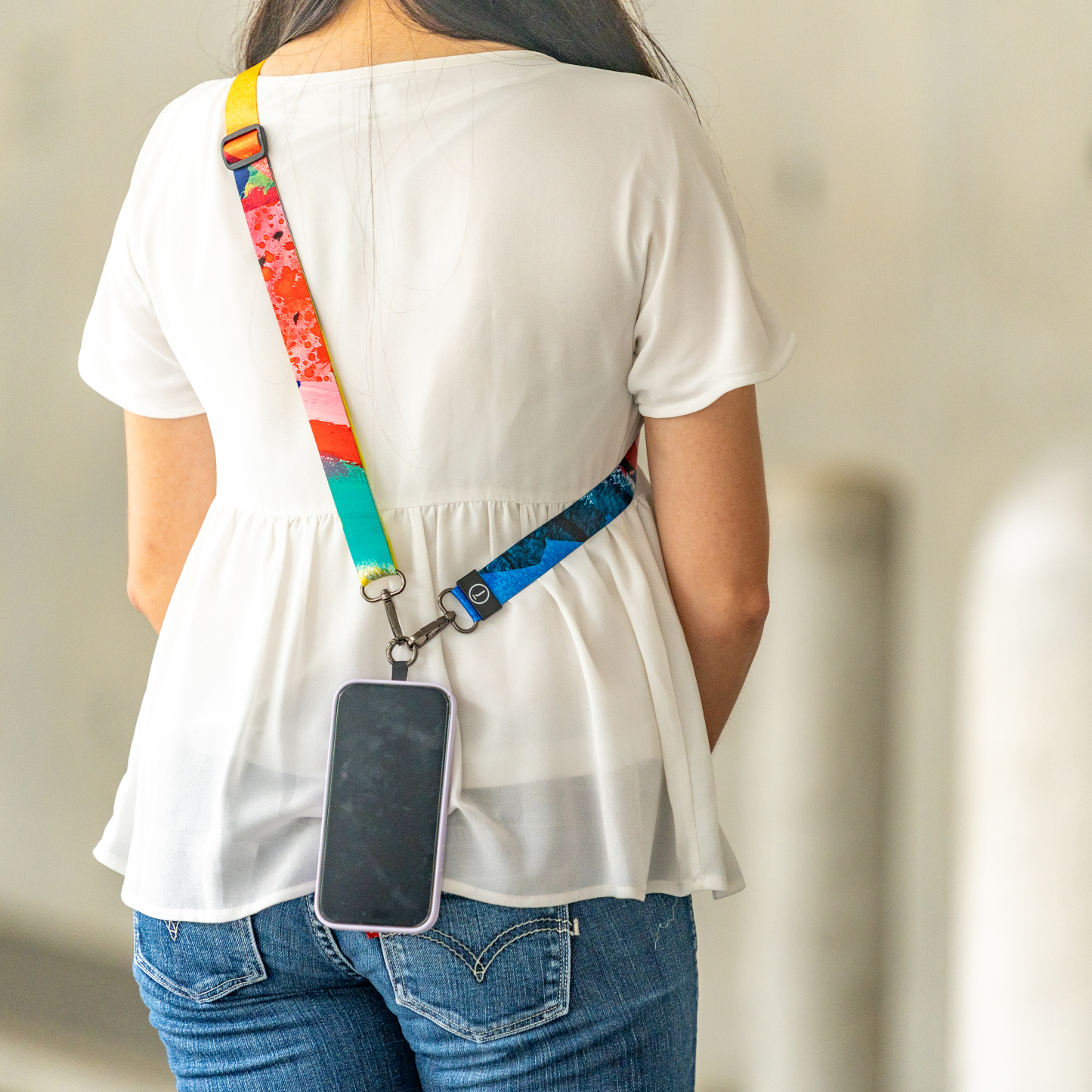 RAINBOW CONNECTION COLLECTION - CROSS BODY PHONE STRAP