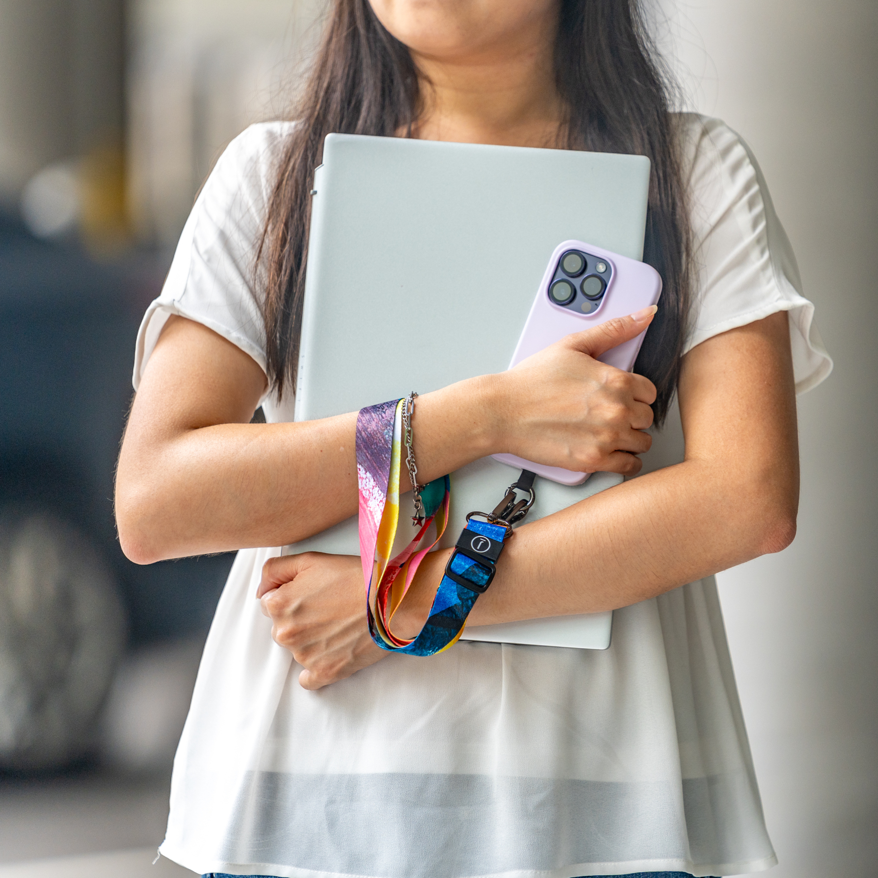RAINBOW CONNECTION COLLECTION - CROSS BODY PHONE STRAP