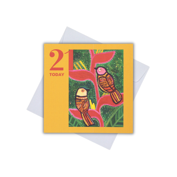 CARD - 21 TODAY (GARDEN FAUNAS)
