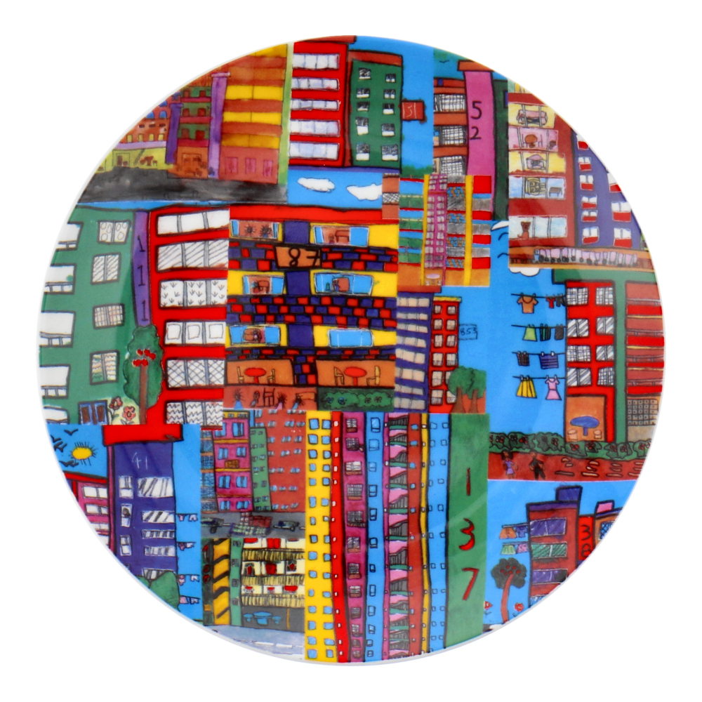 MY HOME COLLECTION - HDB BONE CHINA PLATE