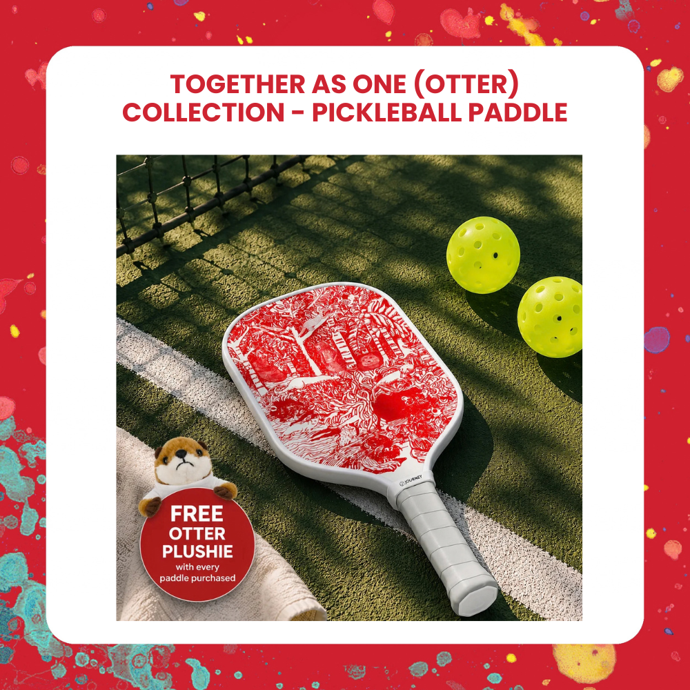 TOGETHER AS ONE (OTTER) COLLECTION - PICKLEBALL PADDLE