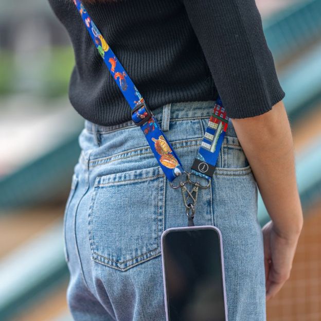 THREADS OF SINGAPORE COLLECTION - CROSS-BODY PHONE STRAP