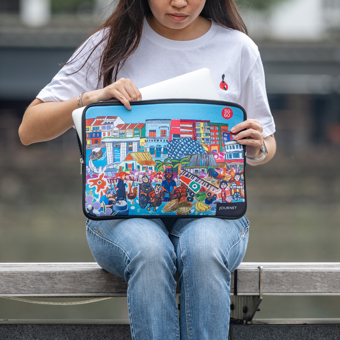 THREADS OF SINGAPORE COLLECTION - LAPTOP SLEEVE