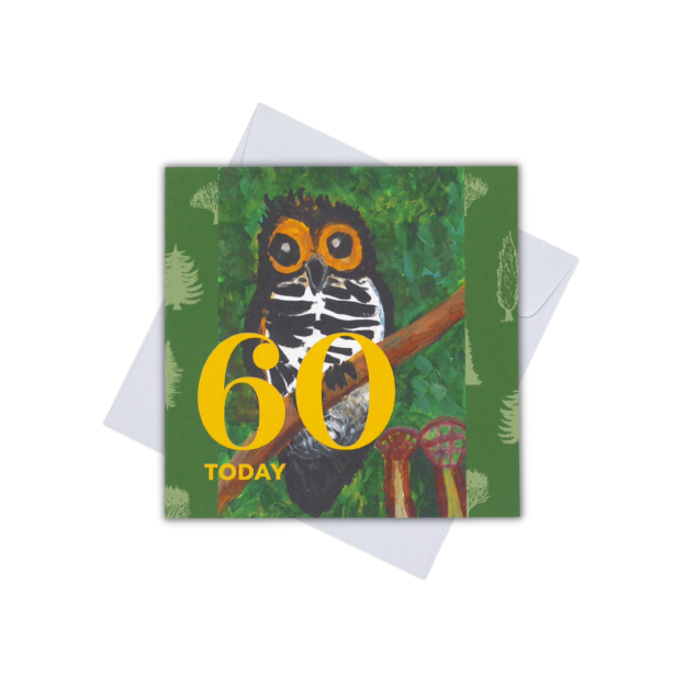 CARD - 60 TODAY (SINGAPORE BIRDS)