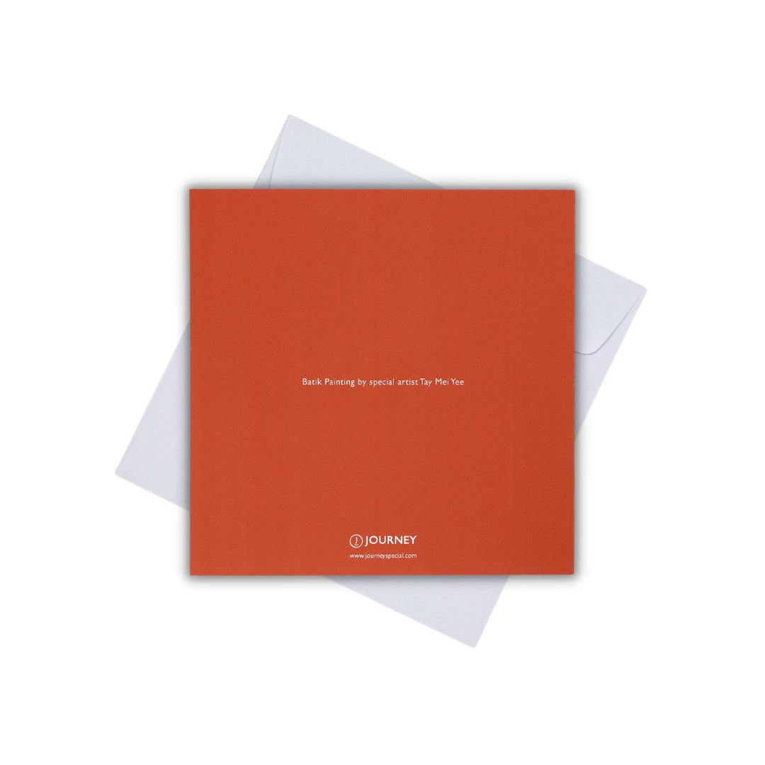 CARD - 65 TODAY (BATIK PAINTING)