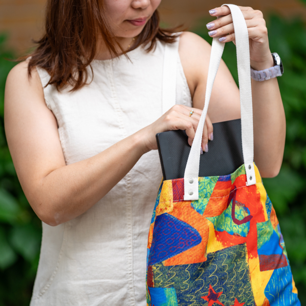 INSIDE OUT COLLECTION - SOFT CANVAS TOTE BAG