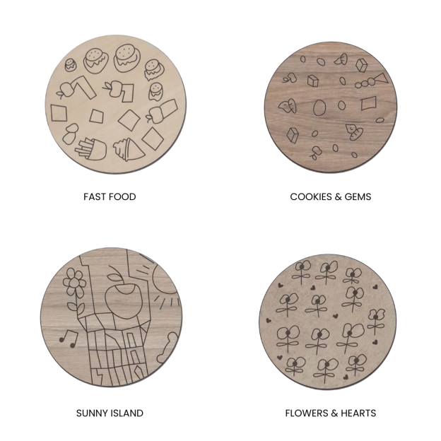 JOURNEY x KOMPACPLUS COASTERS (SET OF 2)