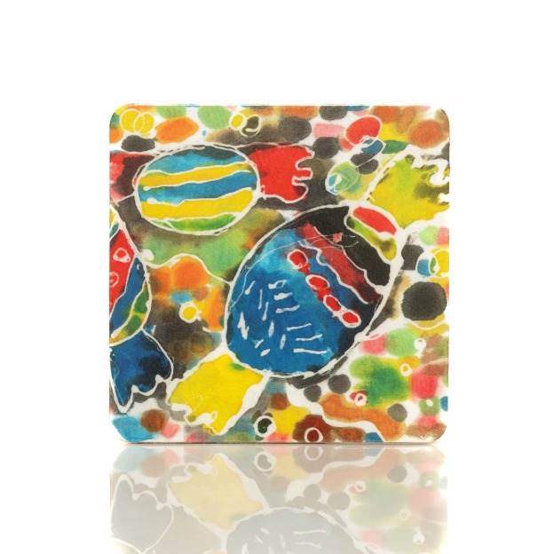 BATIK COLLECTION – CORK COASTER (SET OF EIGHT)