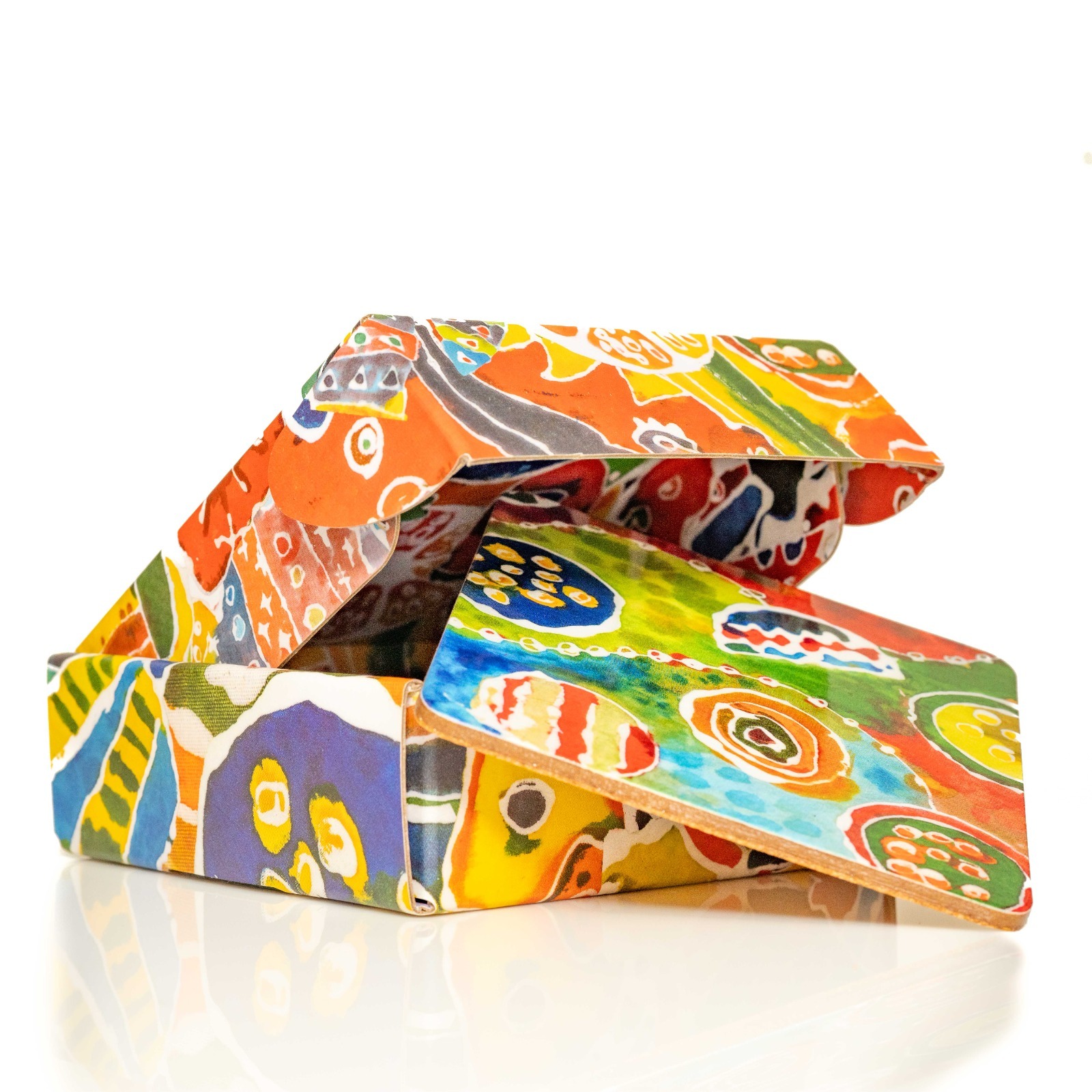 BATIK COLLECTION – CORK COASTER (SET OF EIGHT)