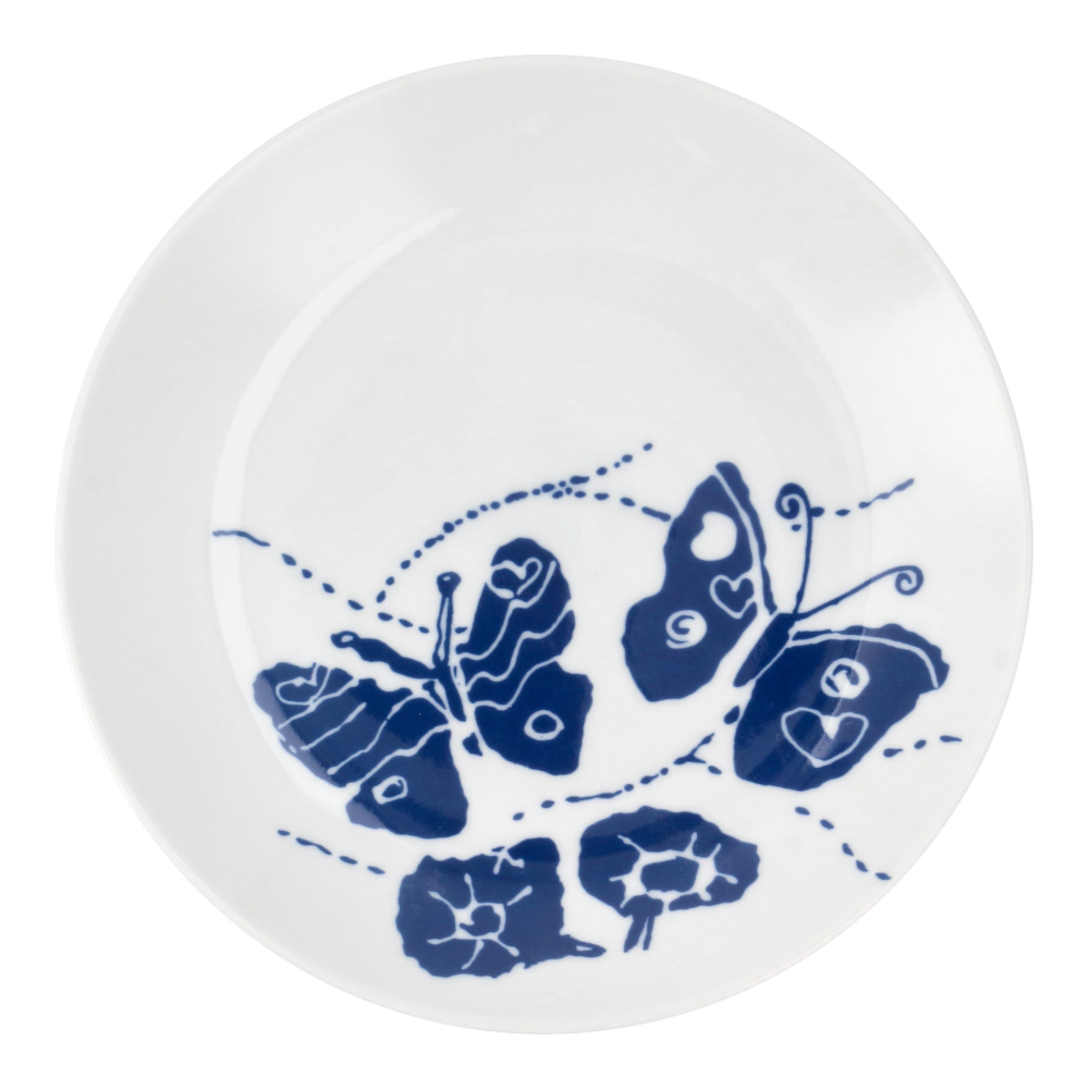 BUTTERFLY PORCELAIN PLATE