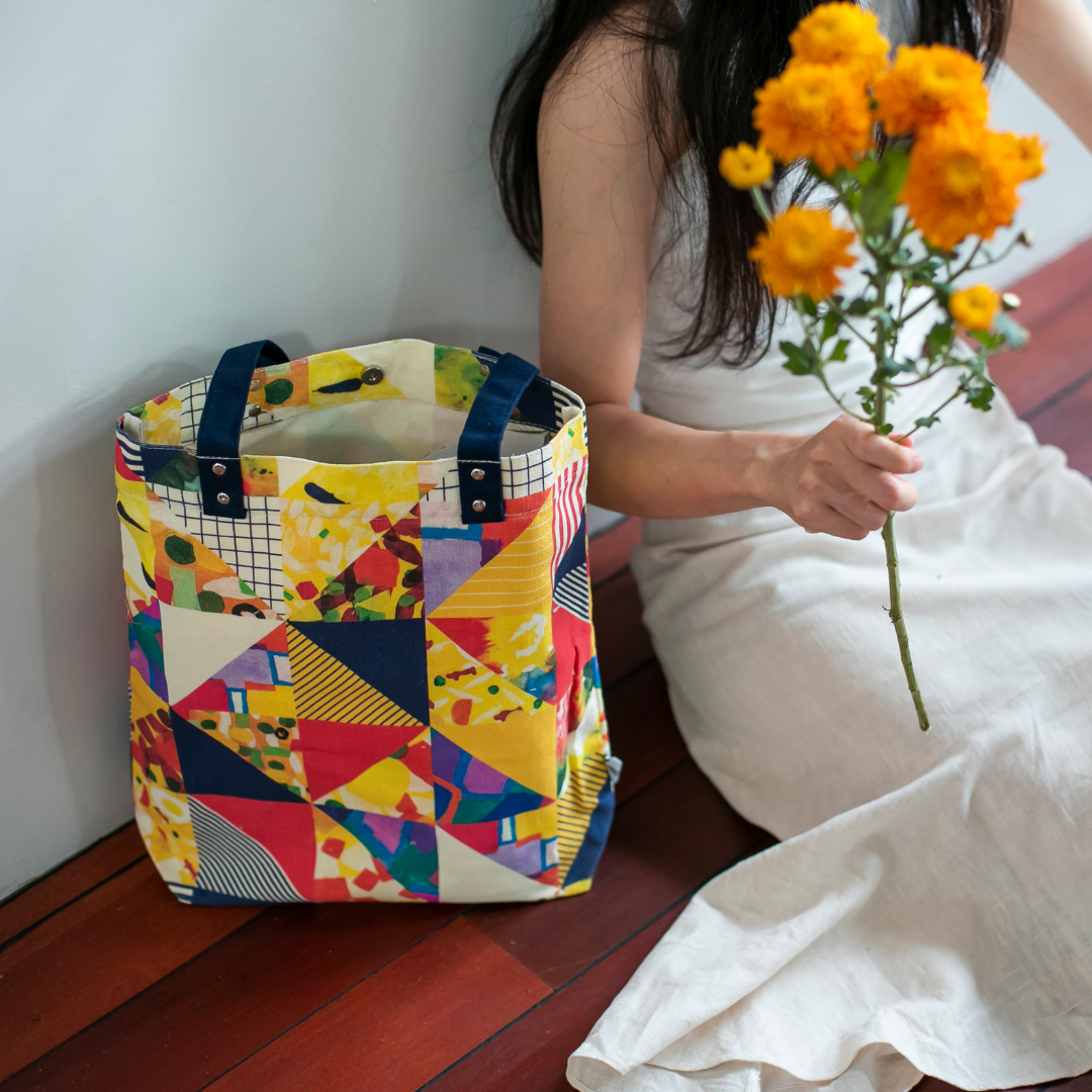 COLOURS OF LIFE COLLECTION - SOFT CANVAS TOTE BAG