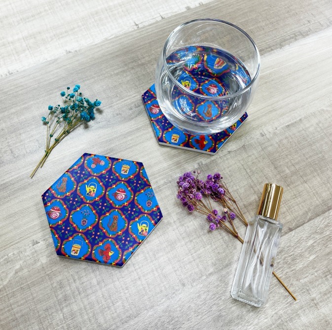 STRAITS COLLECTION – CERAMIC COASTER (SET OF TWO)