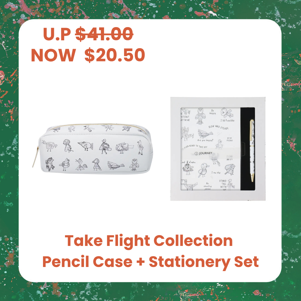 [CHRISTMAS BUNDLE] TAKE FLIGHT COLLECTION PENCIL CASE AND STATIONERY SET