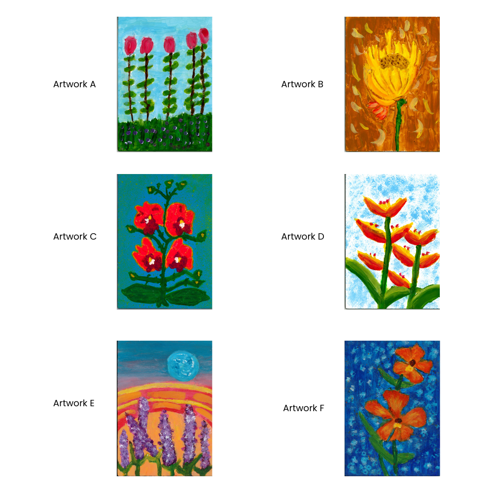 JOURNEY x KOMPACPLUS CANVAS - FLOWERS SERIES