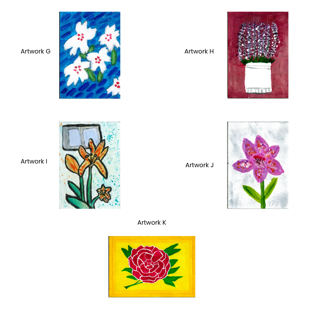 JOURNEY x KOMPACPLUS CANVAS - FLOWERS SERIES