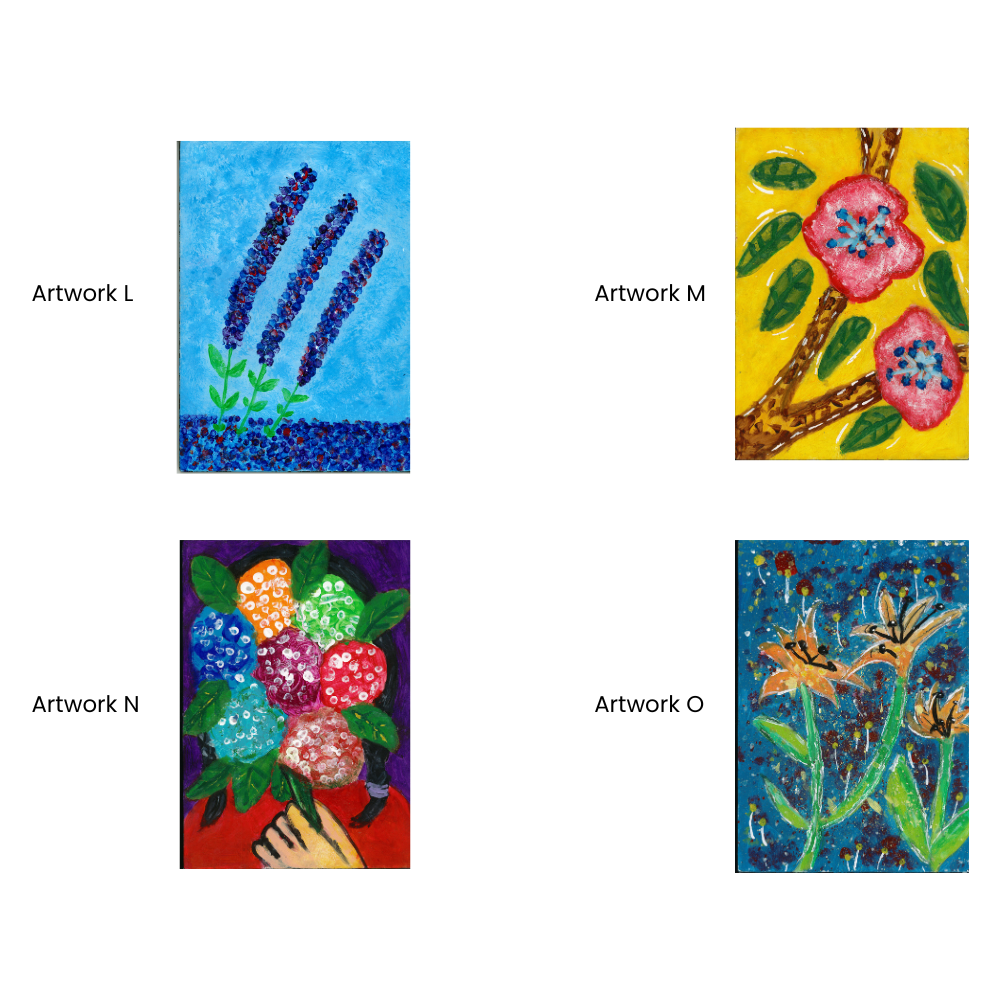 JOURNEY x KOMPACPLUS CANVAS - FLOWERS SERIES