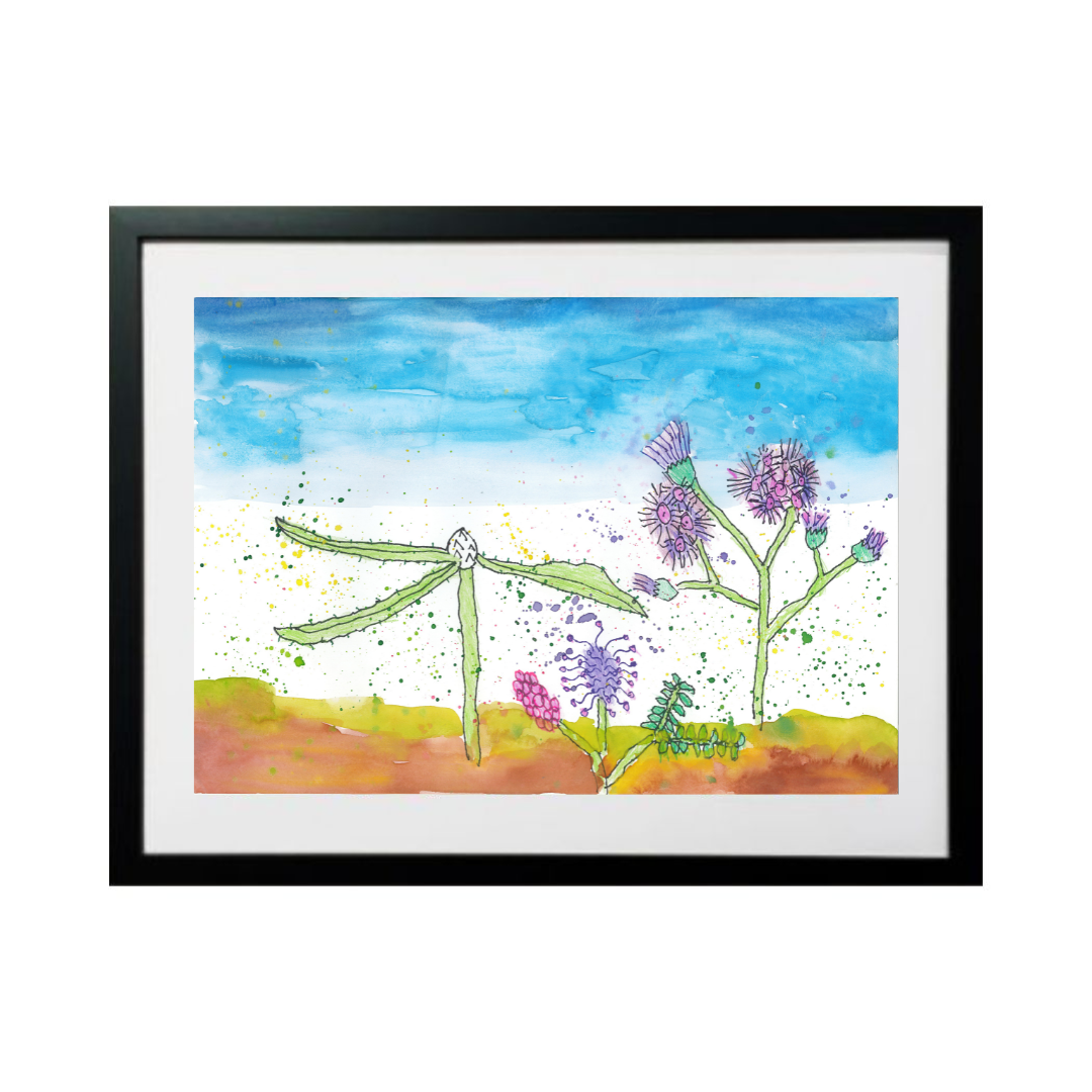 WILD FLOWERS AND GRASS