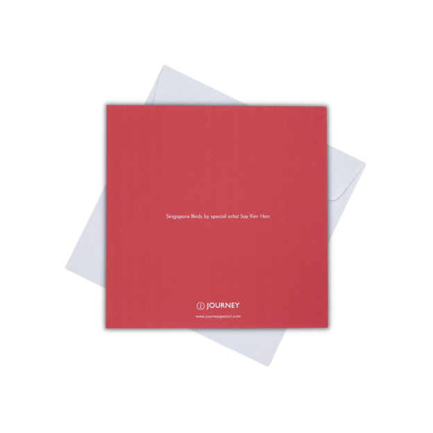 CARD - (1) HAPPY ANNIVERSARY (SINGAPORE BIRDS)