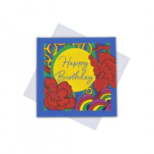 CARD - HAPPY BIRTHDAY (CHINESE MOTIFS)