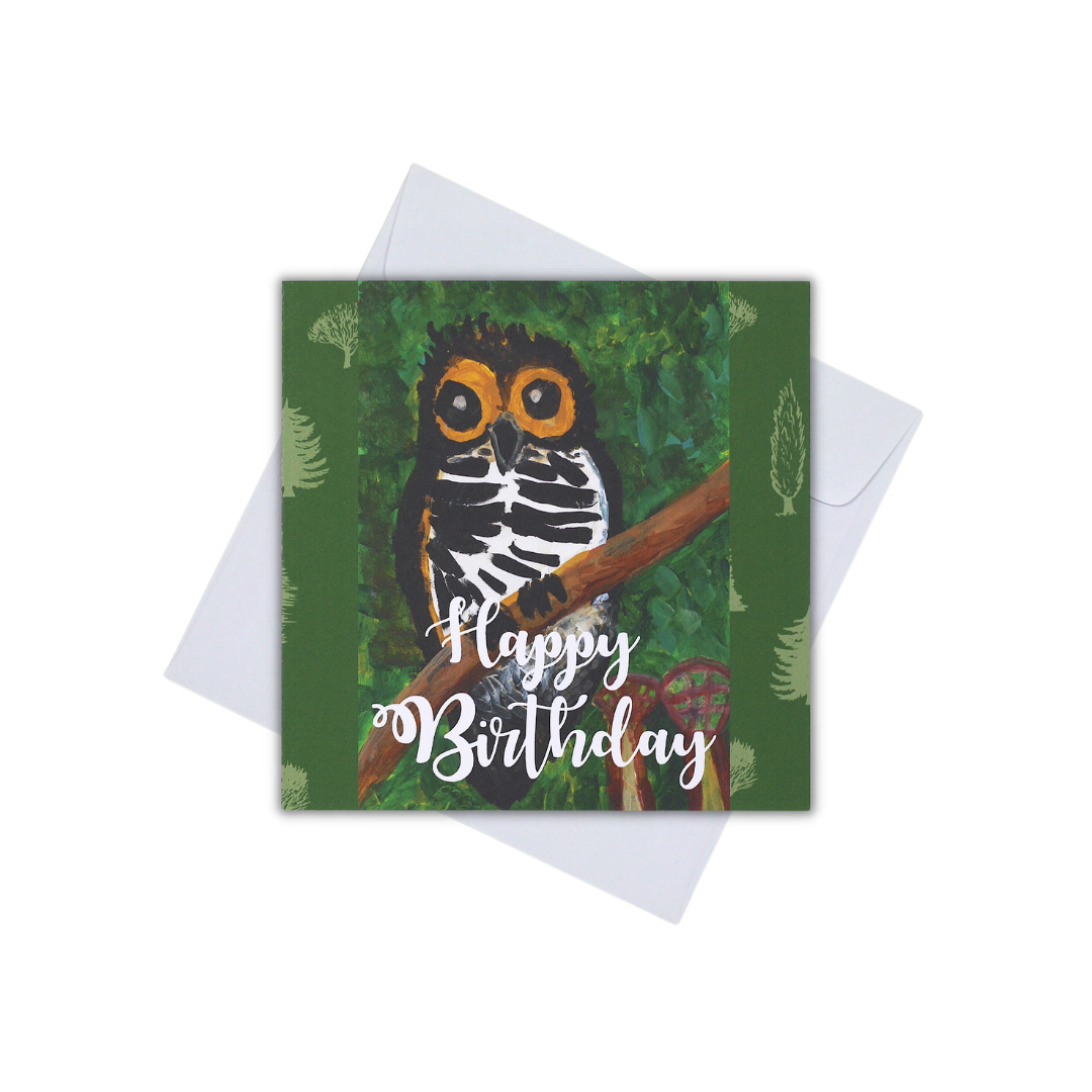 CARD - HAPPY BIRTHDAY (SINGAPORE BIRDS)