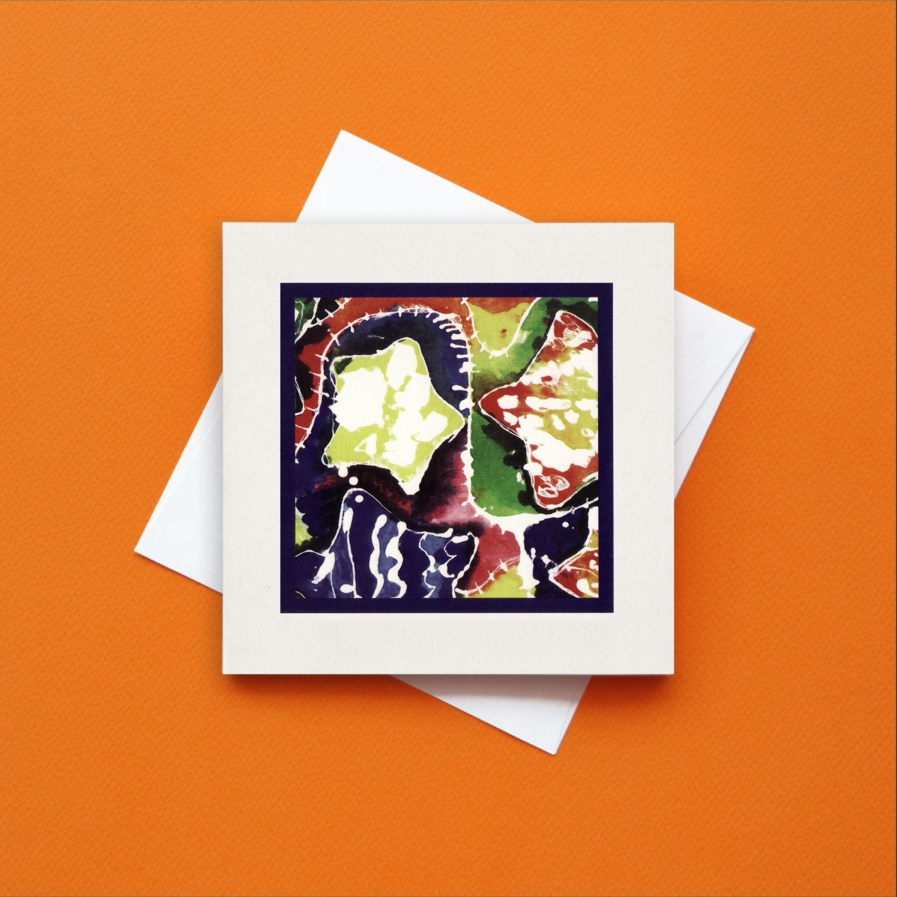 CARD - BATIK PAINTING