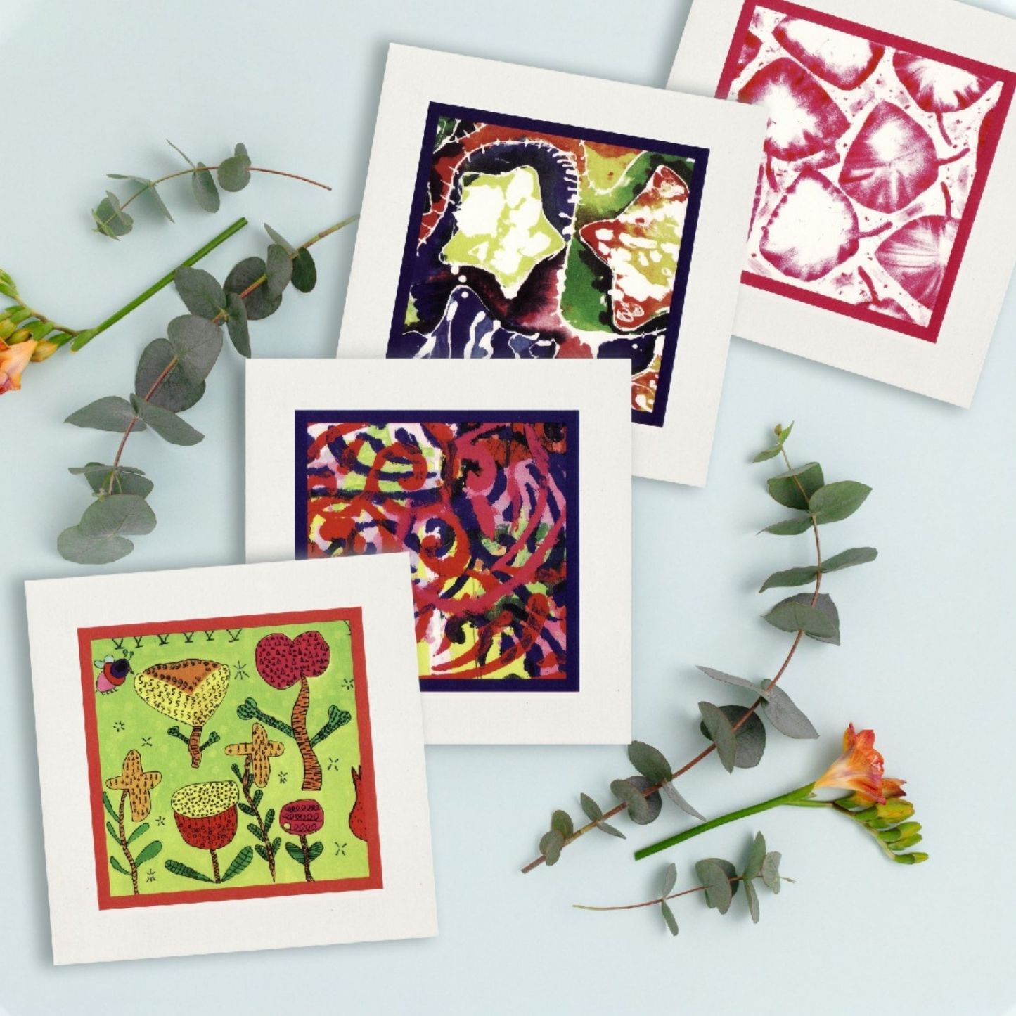 CARDS (2) SET OF 4
