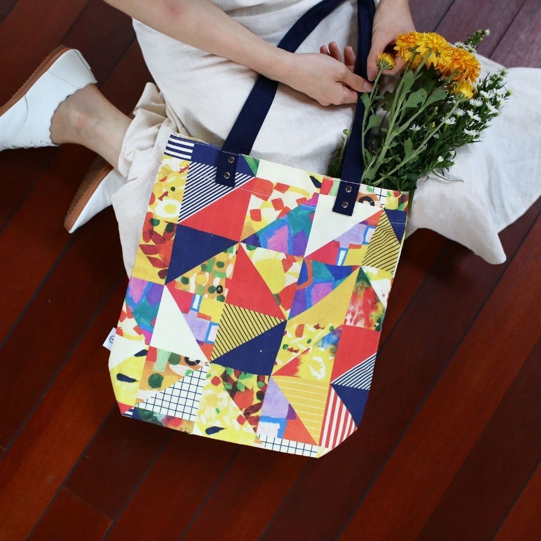 COLOURS OF LIFE COLLECTION - SOFT CANVAS TOTE BAG
