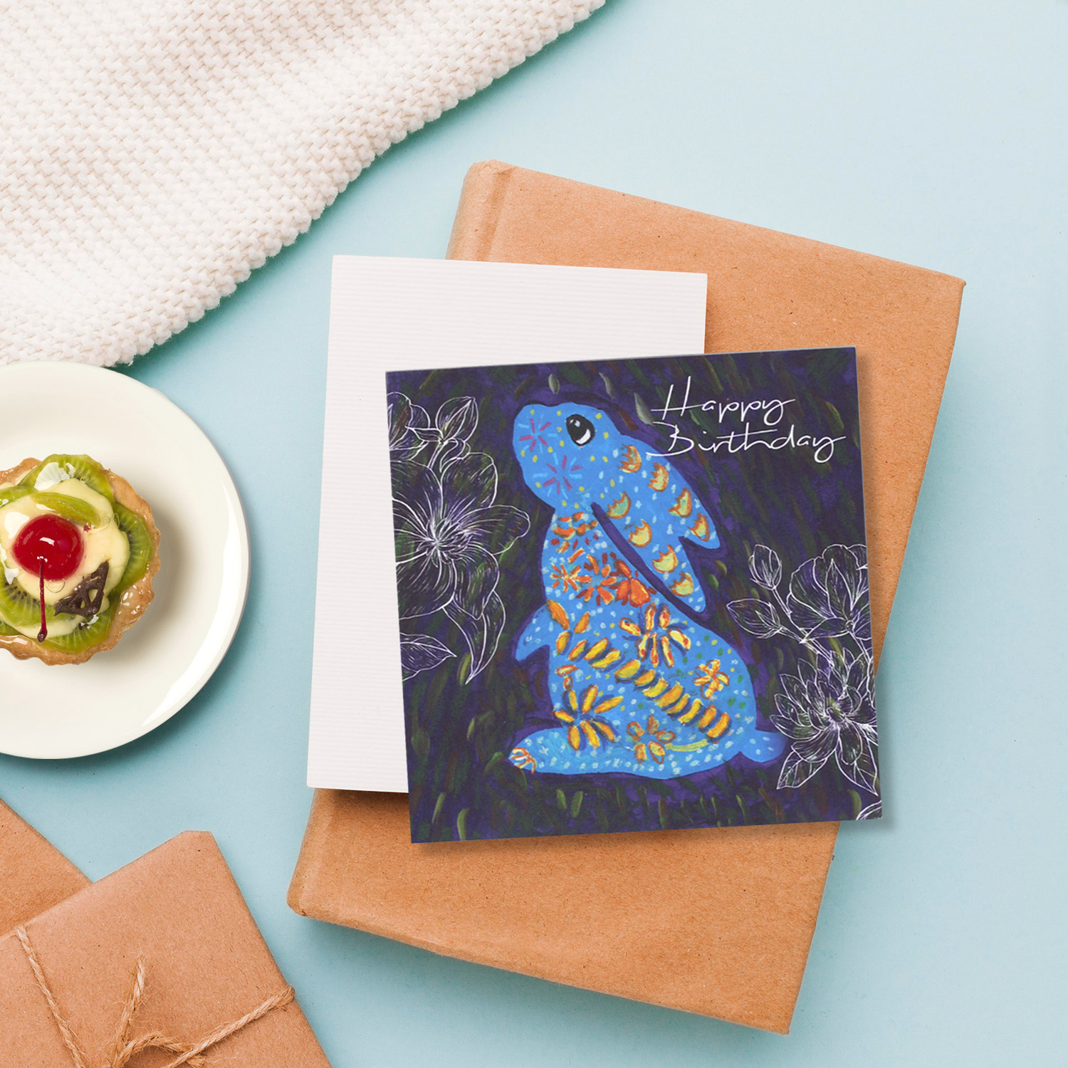 CARD - HAPPY BIRTHDAY (RABBIT)