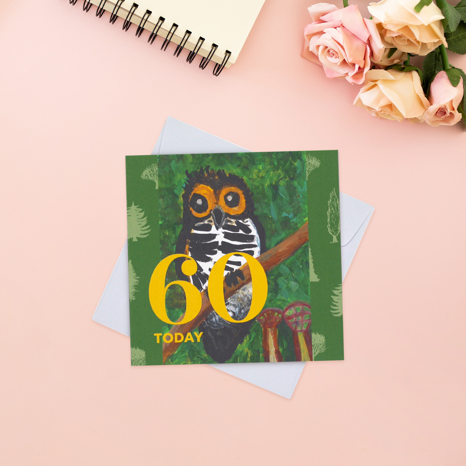 CARD - 60 TODAY (SINGAPORE BIRDS)