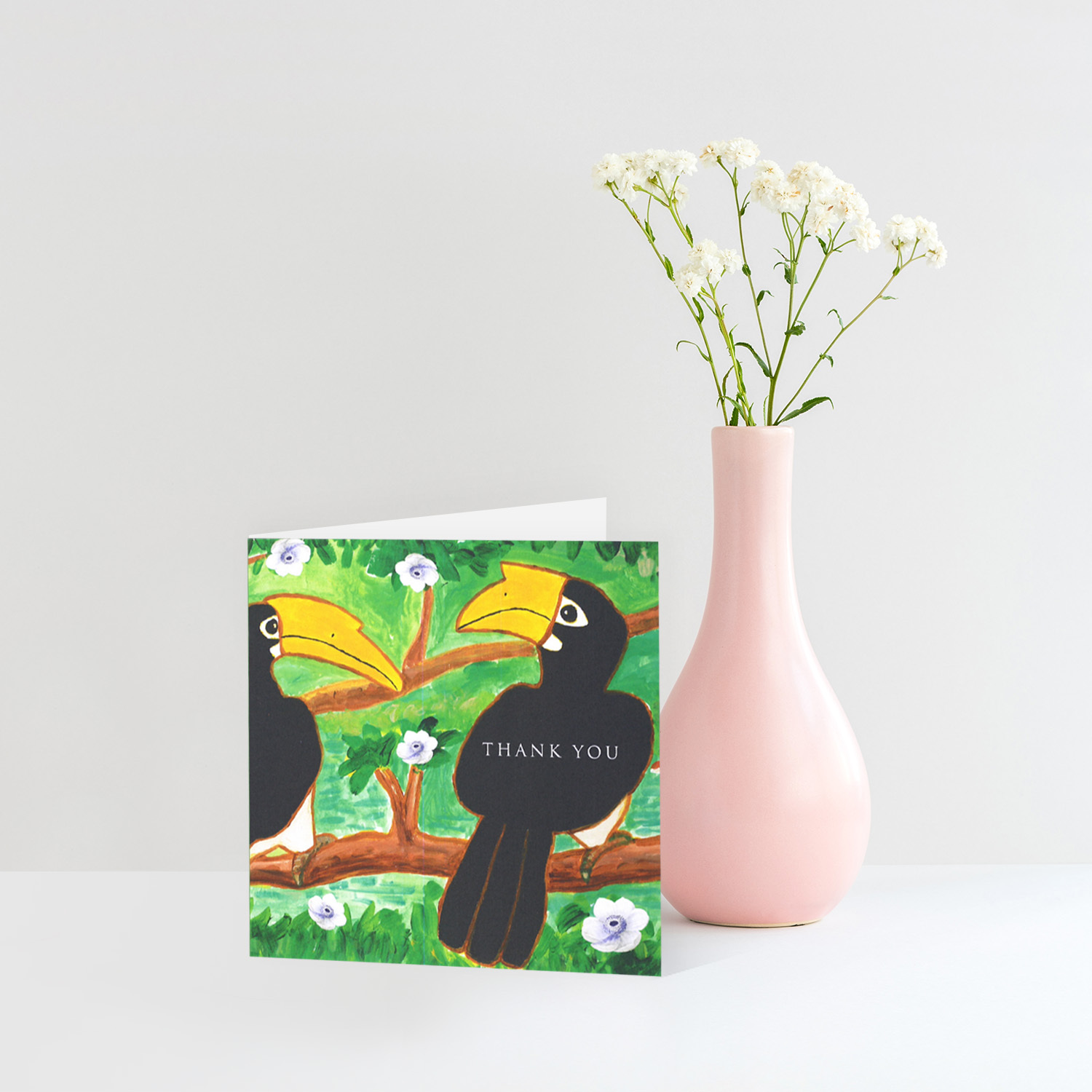 CARD - THANK YOU (SINGAPORE BIRDS)