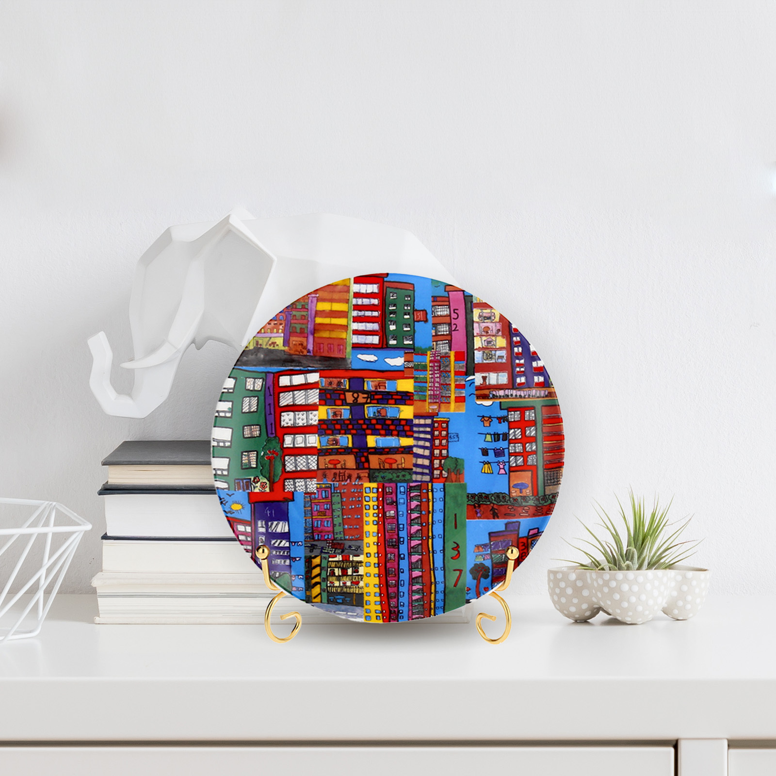 MY HOME COLLECTION - HDB BONE CHINA PLATE