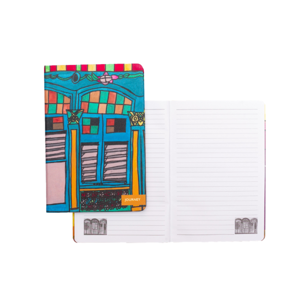 HERITAGE WINDOWS COLLECTION - FABRIC HARDCOVER NOTEBOOK