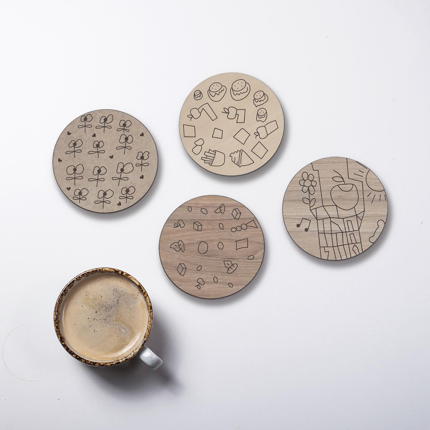 JOURNEY x KOMPACPLUS COASTERS (SET OF 2)