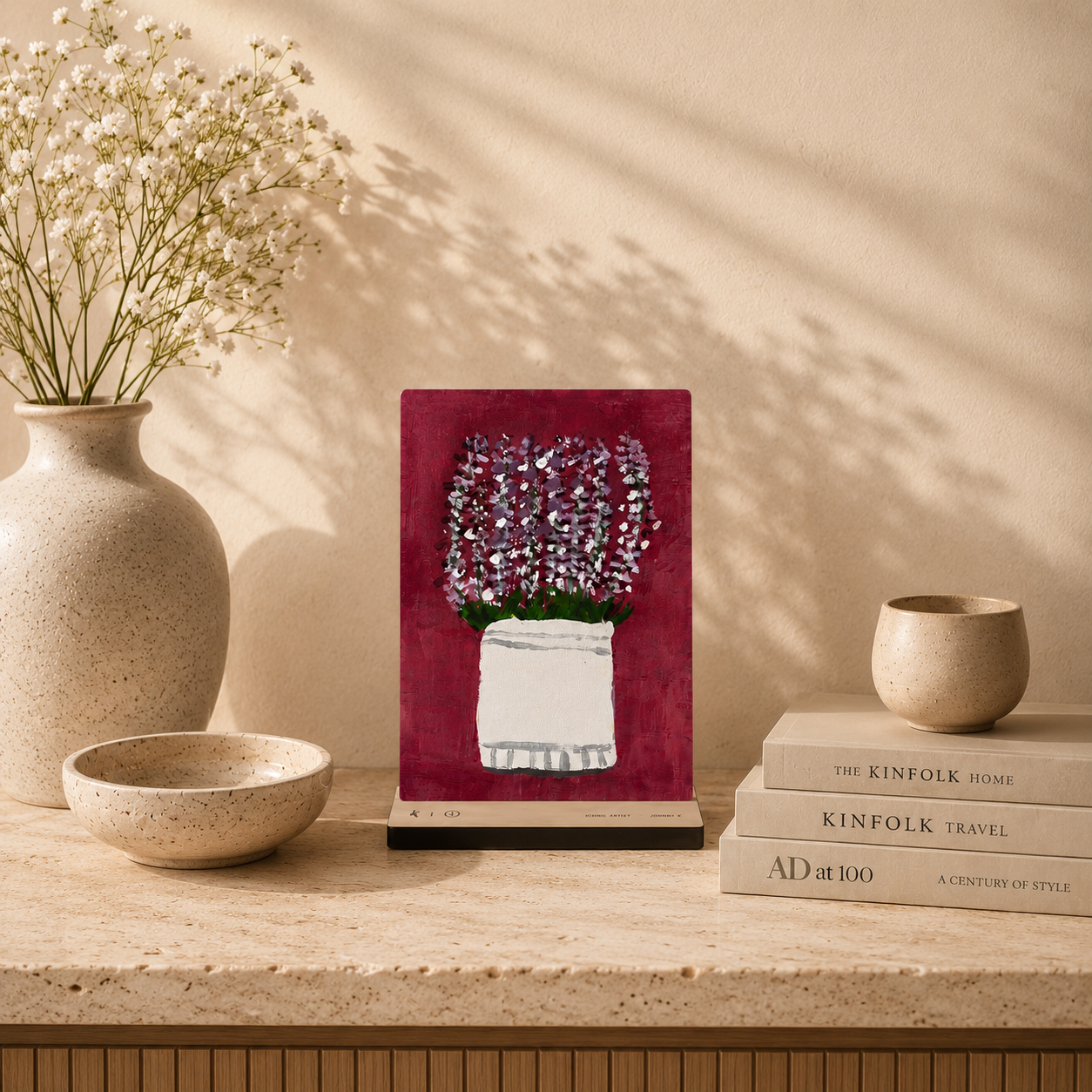 CRIMSON GARDEN BY CHEW MEI HUI (MINI CANVAS)