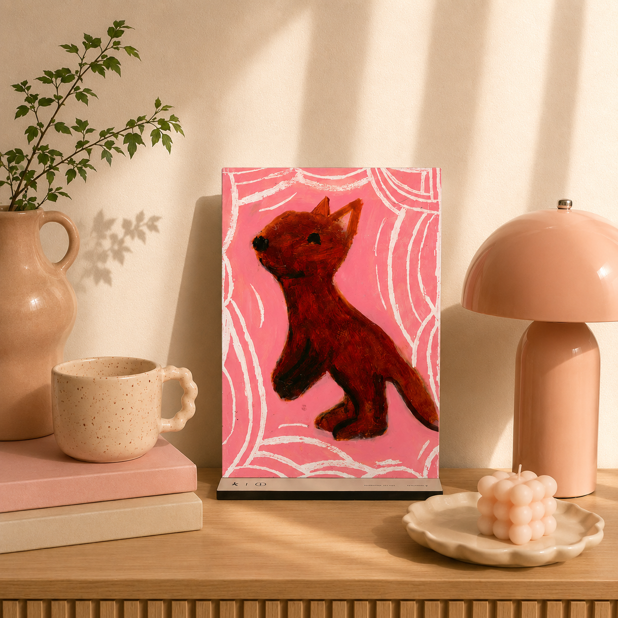 PLAYFUL COMPANION BY LIM JIN PENG (MINI CANVAS)